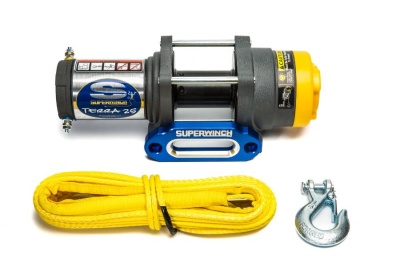 SuperWinch Terra 25SR (1134 кг, трос - синтетика),, лебёдка квадроциклов и снегоходов