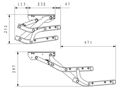 Выдвижная механическая подножка 3J-MRDS
