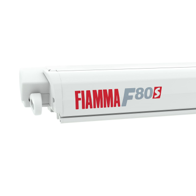 Fiamma F80S, 4.5м Маркиза накрышная корпус белый, полотно серое