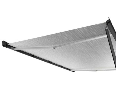 MobileComfort ME300WG Маркиза настенная электрическая, корпус белый, полотно светло-серое