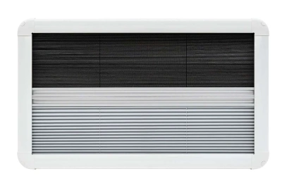 Окно откидное Sanjo 3J-EW 550x1300 мм Плиссированная штора, цвет белый.